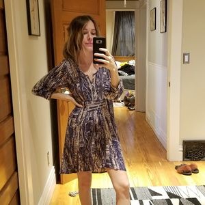 ANGIE mini dress small boho anthropologie
